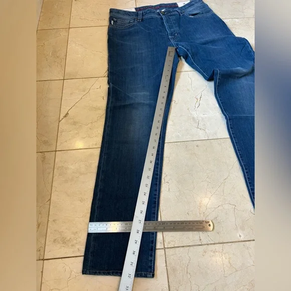 Tramarossa Leonardo Slim Fit Soft Touch 5-pocket Jeans, Men's Sz 36 - Picture 8 of 16